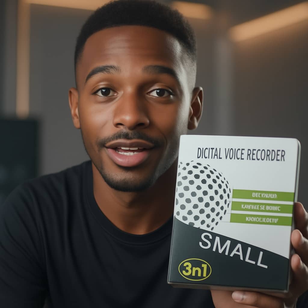 Mini Enregistreur Vocal Numérique 8GB – Discret et Puissant 🎤