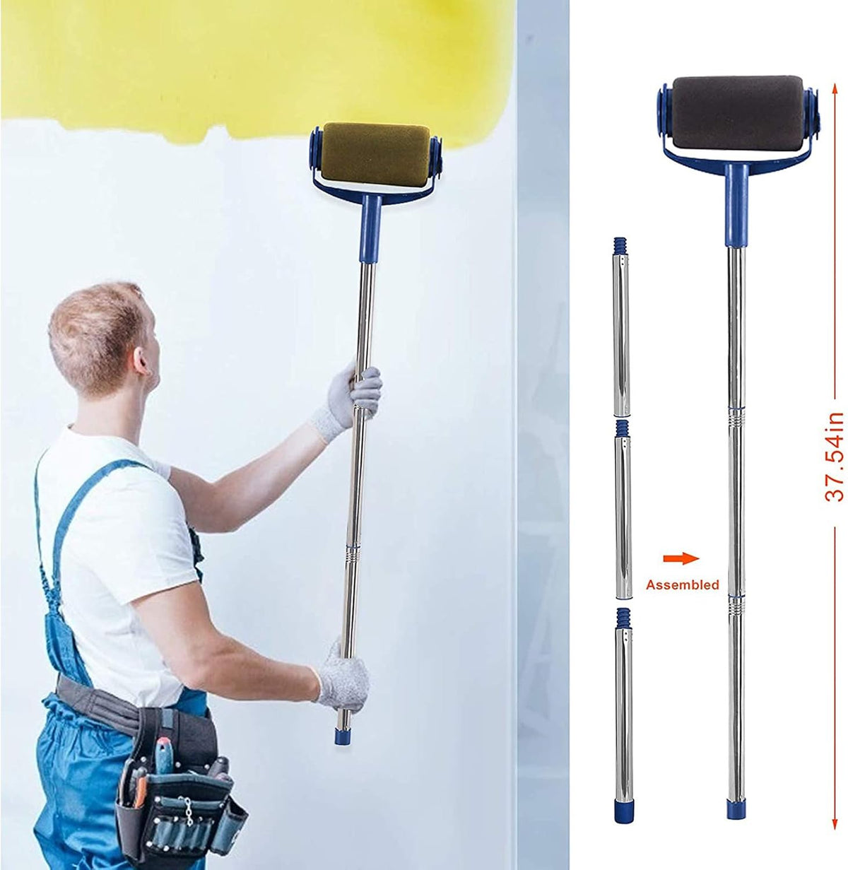 🖌️ Paint Roller Pro™ – Le Kit Révolutionnaire Pour Peindre Murs & Plafonds Sans Effort