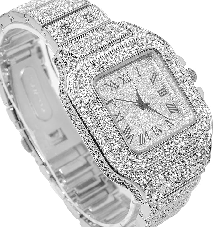 💎 Montre Diamond Quartz - Luxe Pour Homme