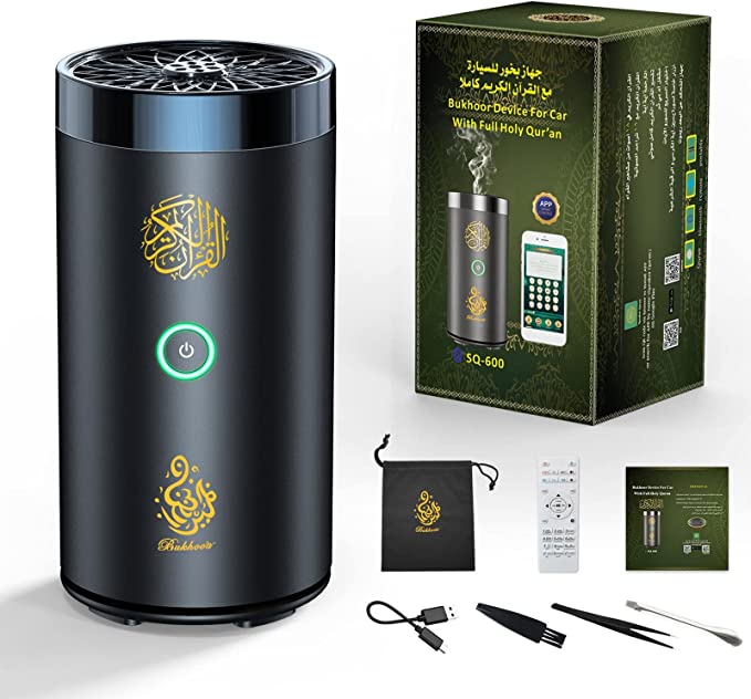 Brûleur D’encens Électrique Compact Avec Haut-Parleur Coranique