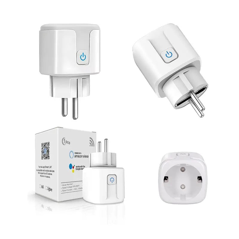 Prise Connectée WiFi Intelligente – Contrôle à Distance, Commande Vocale & Programmation