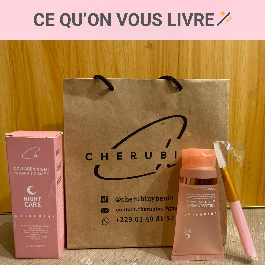 Masque Au Collagène Avec Pinceau Offert 🎁