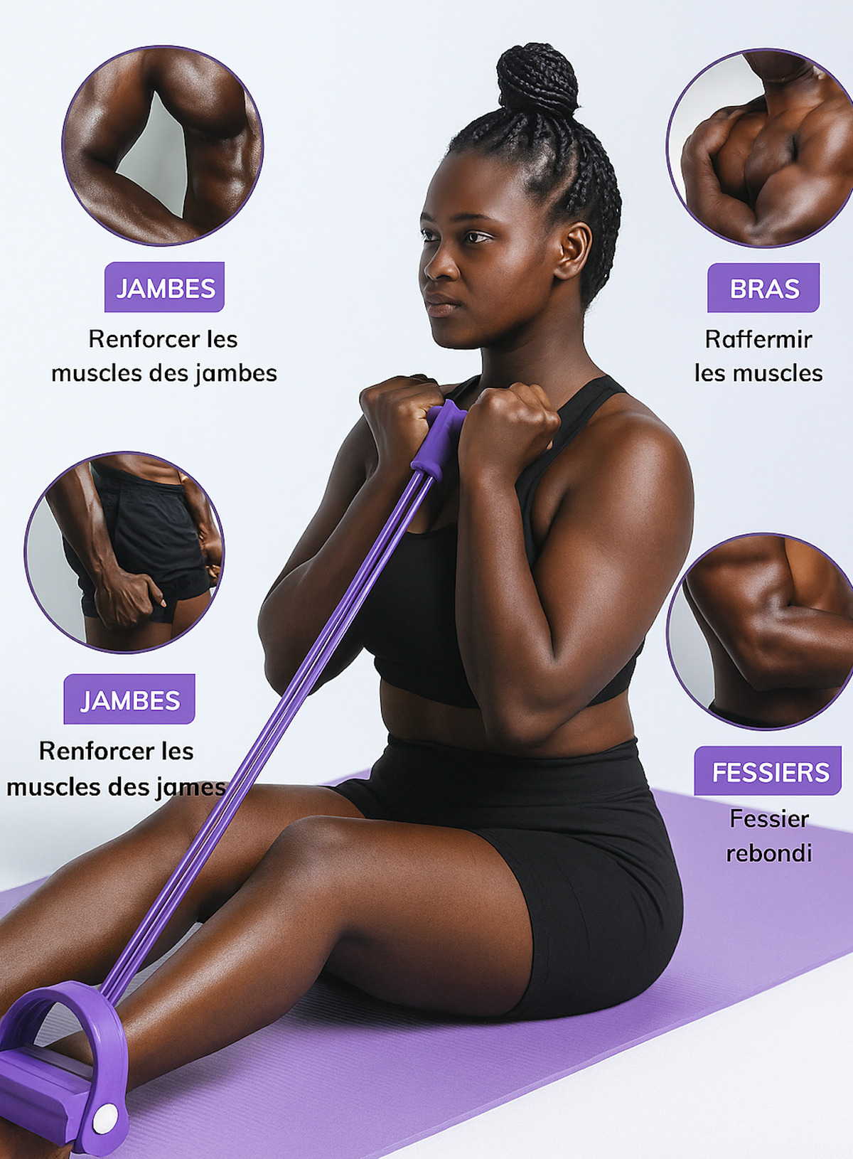 FlexaBelt™ - Appareil de Fitness Multifonction – Brûle Graisse & Muscle Tout le Corps