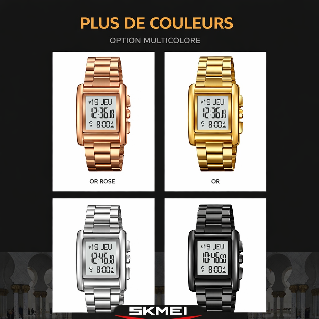 Montre De Prière Numérique De Luxe