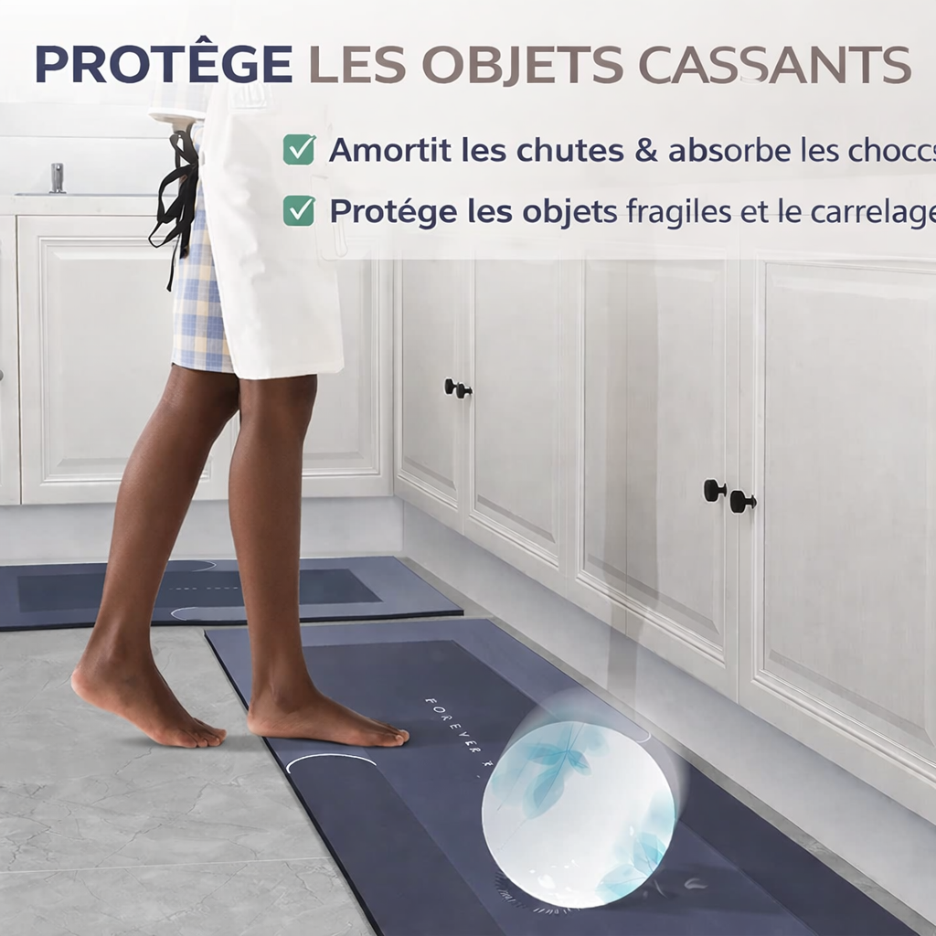 Tapis Antidérapant Technique Multicouche – Ultra Absorbant, Imperméable & Anti-Huile Haute Performance