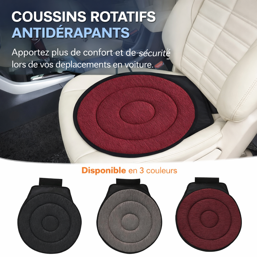 Coussin 360° Anti-Douleur – Tournez Sans Effort