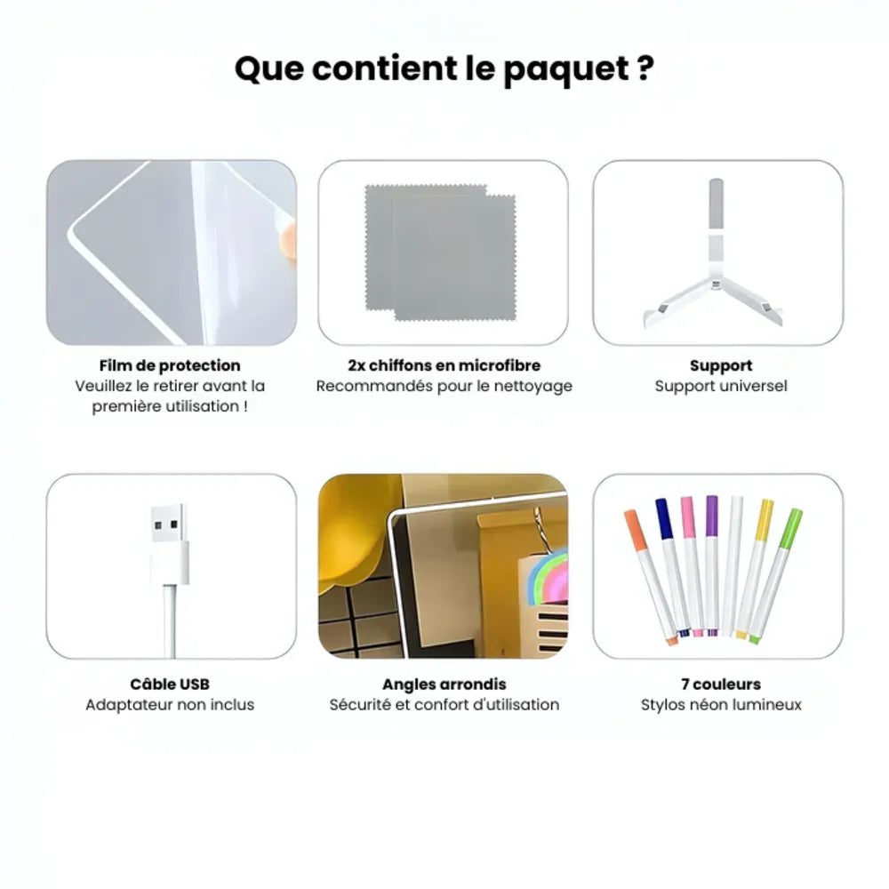 MagicBoard - Tableau Lumineux Magique Créatif