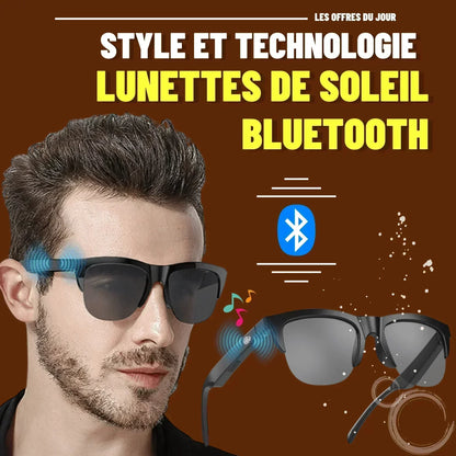 Lunettes de Soleil Bluetooth | Haut-Parleurs et Microphone Intégrés