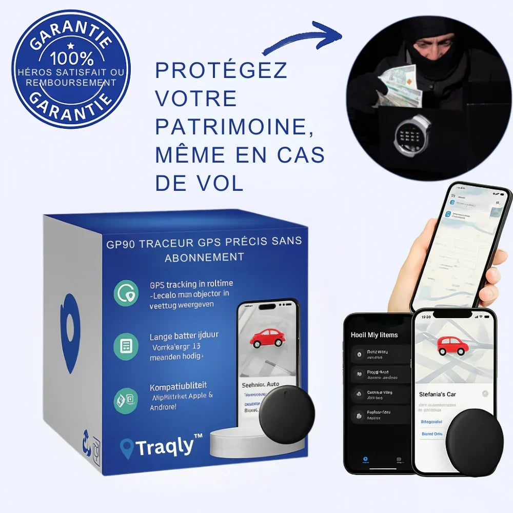 Traceur GPS Précis Sans Abonnement (Android/Apple) : Localisez Tout en 5 Secondes