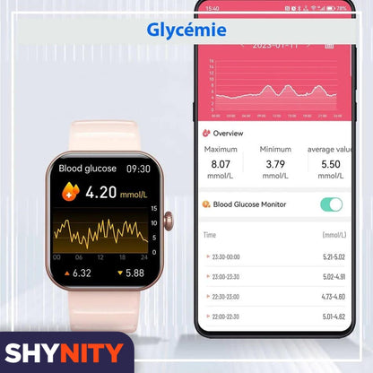 Montre Intelligente Pour Mesurer Votre Glycémie Sans Douleur