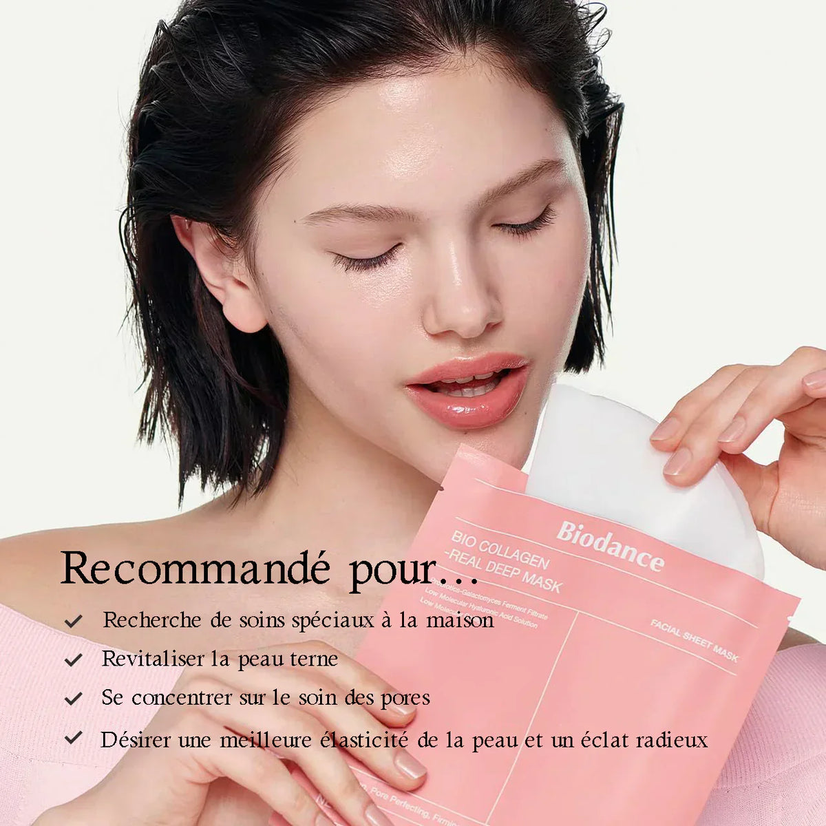 Masque Visage Collagène – Hydratant, Raffermissant & Anti-Rides