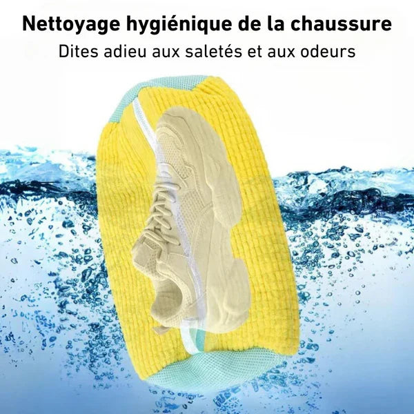 Sac de Lavage de Chaussures en Microfibres