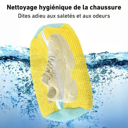 Sac de Lavage de Chaussures en Microfibres