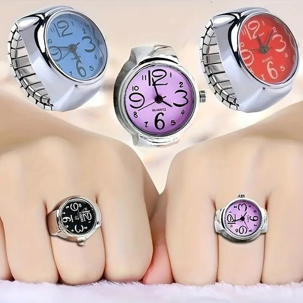 Bague Montre Réglable Pour Homme Et Femme