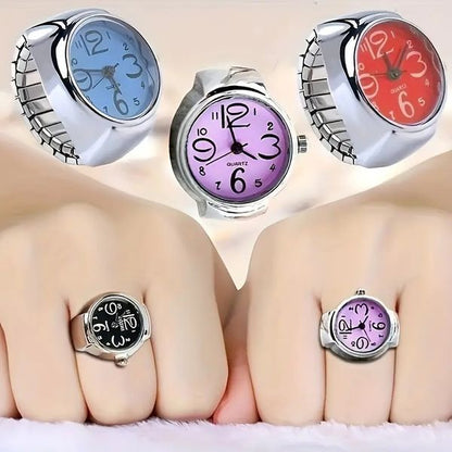Bague Montre Réglable Pour Homme Et Femme