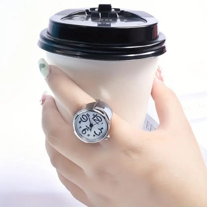 Bague Montre Réglable Pour Homme Et Femme