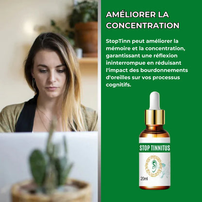 StopTinn™️ - Gouttes Pour La Surdité Et Les Maux D'oreille👂