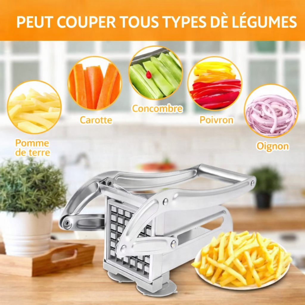 Coupe-Frites Manuel Inox – Frites Maison Rapides et Uniformes