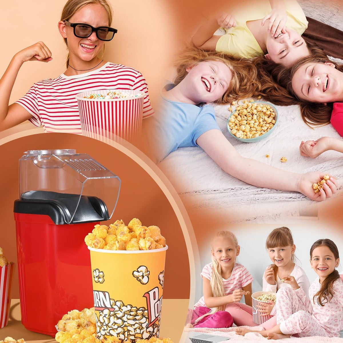 Machine à Pop-Corn Électrique 🍿