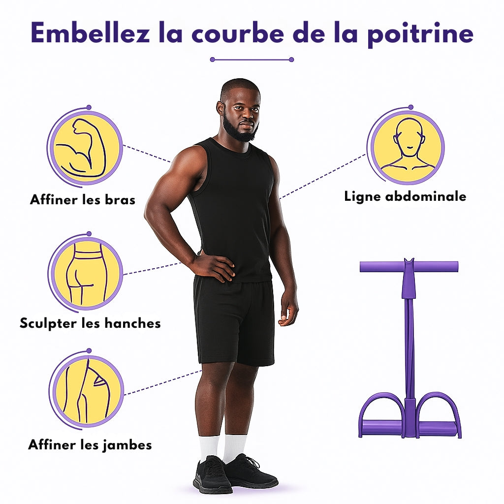 FlexaBelt™ - Appareil de Fitness Multifonction – Brûle Graisse & Muscle Tout le Corps