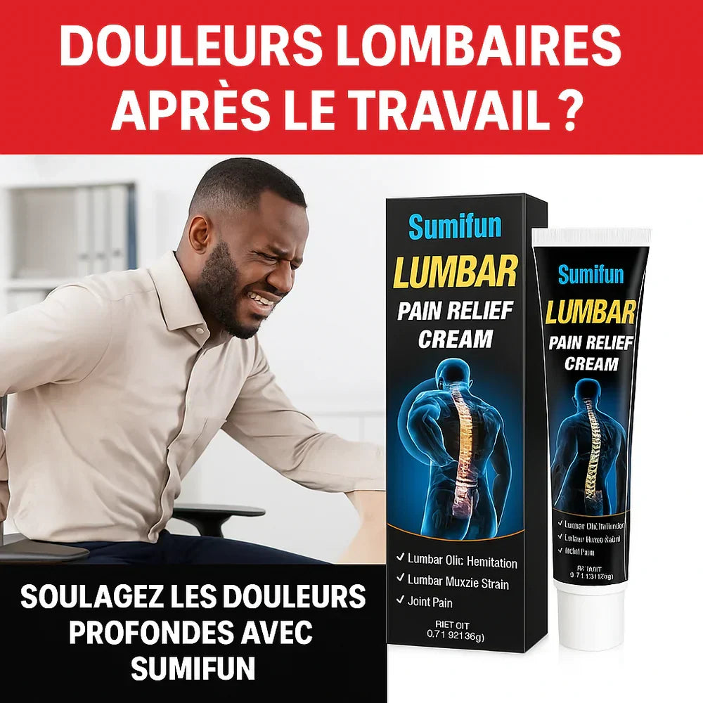 🩺 Crème Anti-Douleur Lombaire – Votre Solution Rapide Pour Le Mal De Dos