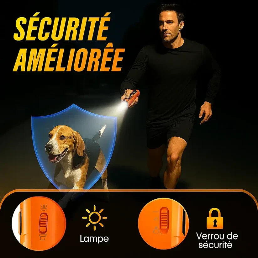 Dispositif Anti-Aboiements Répulsif Ultrasonique À LED Pour Chiens