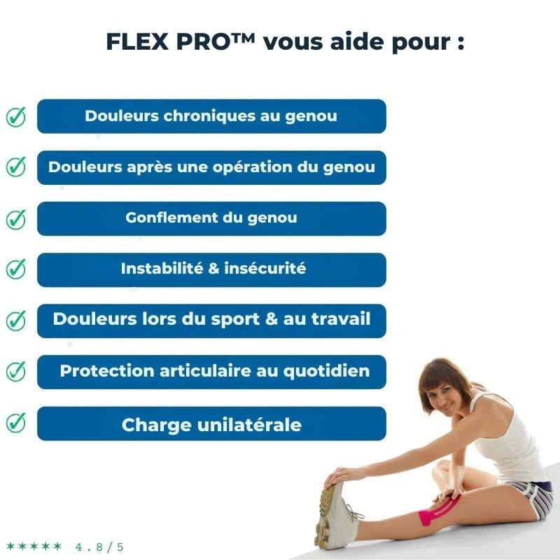 FLEX PRO™ Bandes Thérapeutiques Pour Genoux
