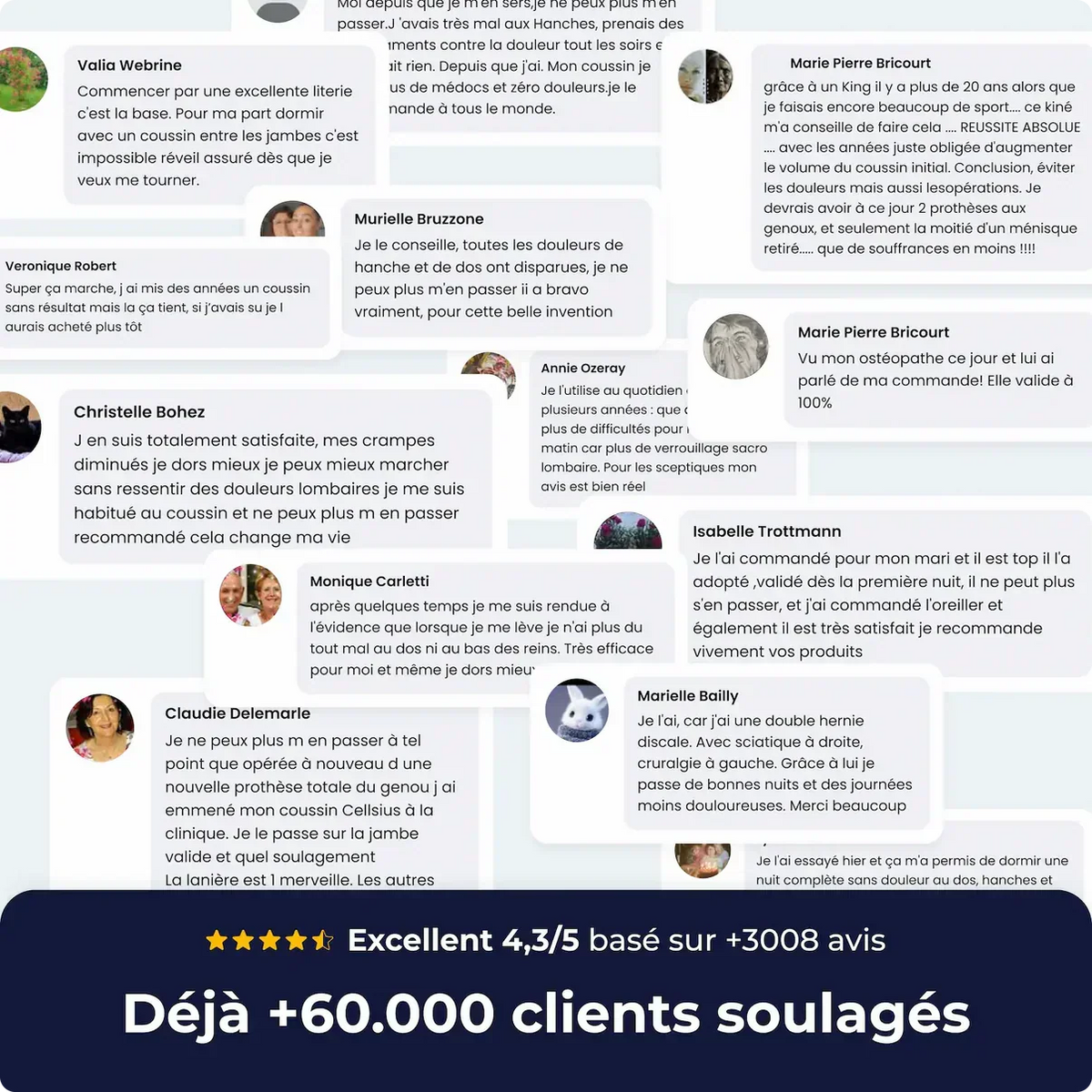 Coussin Orthopédique Genoux Cellsius™