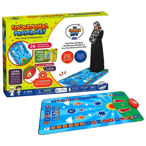 Tapis De Prière Interactif Pour Enfants – Apprendre La Salat Facilement Et en S’amusant