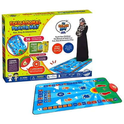 Tapis De Prière Interactif Pour Enfants – Apprendre La Salat Facilement Et en S’amusant