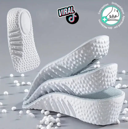 Semelles Orthopédiques Grandissantes FlexStep™ - Devenez Plus Grand Instantanément