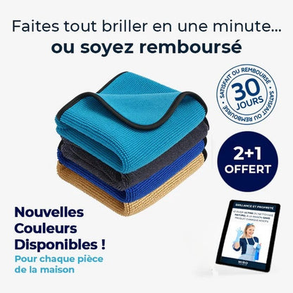 Chiffon Microfibre XXL, Dites Adieu Aux Traces Et Salissures en Un Seul Geste 💥