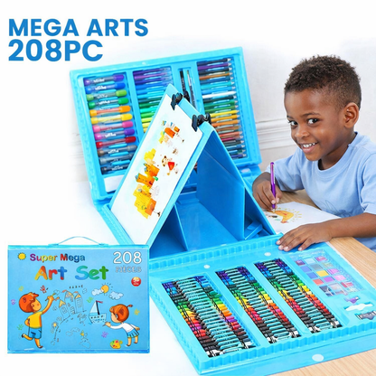 Kit de Dessin Enfant 208 Pièces – Mallette Artistique Complète