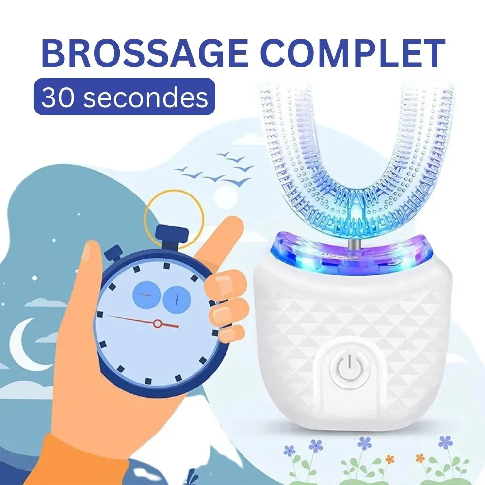 🦷 Pro Brush – Brosse À Dents Automatique 360° ⚡ Nettoyage Complet, Rapide Et Sans Effort