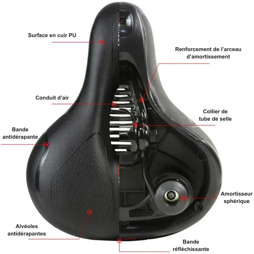 CycloSoft™ - Selle De Vélo Confort