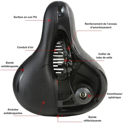 CycloSoft™ - Selle De Vélo Confort