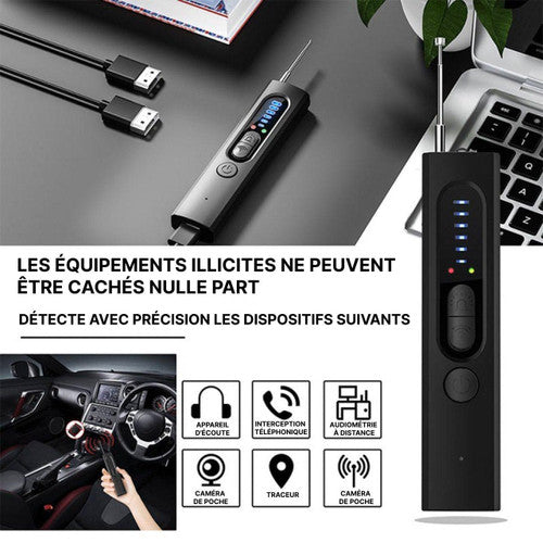 Détecteur De Caméra Cachée et Micro