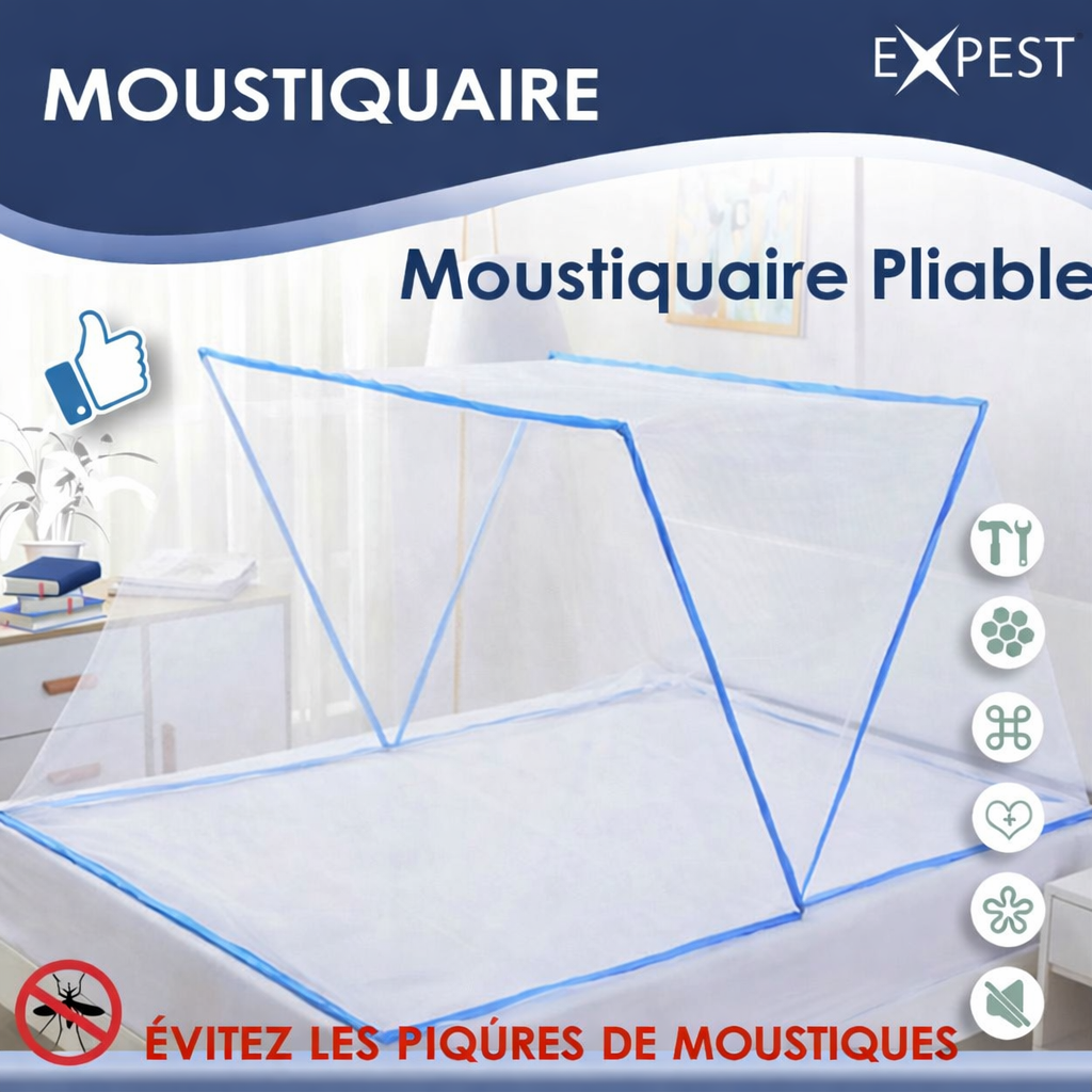 Moustiquaire Portable et Pliable – Confort & Sécurité Toute la Nuit
