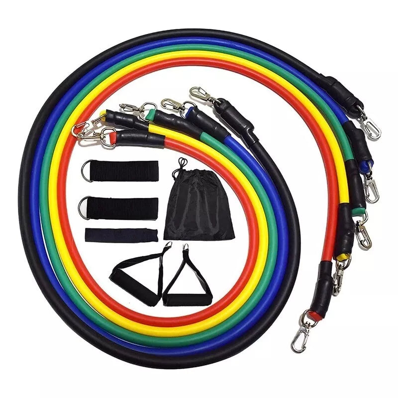 Kit de Bandes Élastiques D'entrainement Avec Guide D'exercices Gratuit