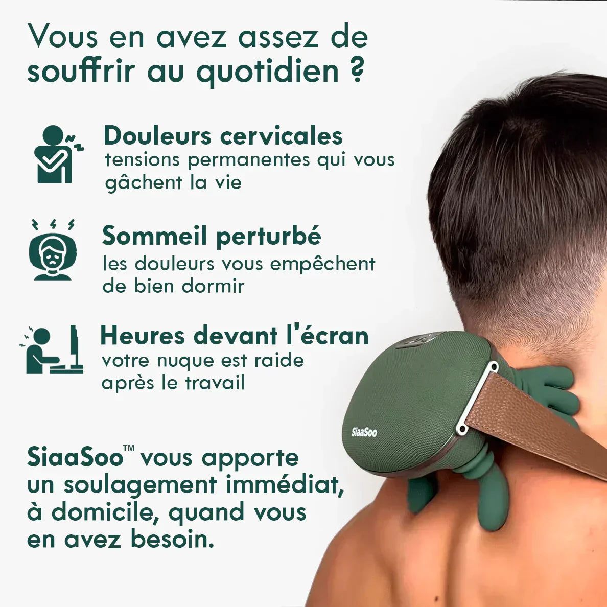 Siaasoo™ – Masseur Intelligent À Doigts Ergonomiques